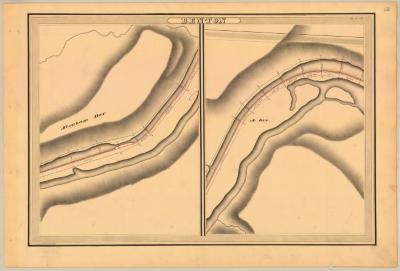 Crooked Lake Canal Survey, Benton showing two views of Canal and Dox 