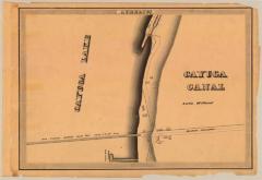 Cayuga and Seneca Canal Survey, Aurelius showing Cayuga Lake, Cayuga Canal and Cayuga Bridge 