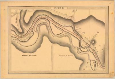 Crooked Lake Canal Survey, Milo showing Lawrence and Weaver 