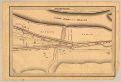 Champlain Canal Survey, Watervliet showing Junction of the Erie Canal and Champlain Canal