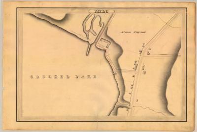 Crooked Lake Canal Survey, Milo showing Crooked Lake and Wagoner 