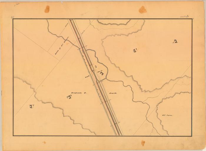 Chenango Canal Survey, Utica showing Jewitt and Lock No. 5 