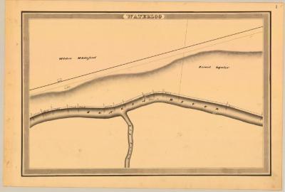 Cayuga and Seneca Canal Survey, Waterloo showing Seneca River and Big Creek 