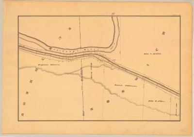 Chenango Canal Survey, Sherburne and Norwich showing Town Line, Skinner and Brisbin 