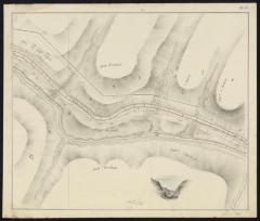 Map showing the Erie Canal in Boonville "Gorge" with Lock 44, Lock 45, Lock 46 and Lock 57