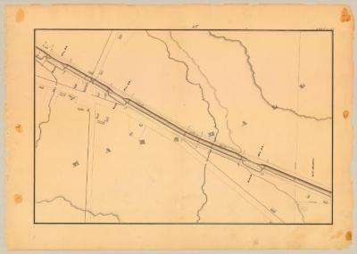 Chenango Canal Survey, Marshall showing Dean’s Brook and Lock No. 42, 43 and 44 