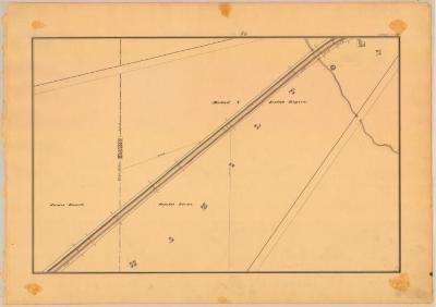 Chenango Canal Survey, Hamilton showing the Hamilton and Madison Town Line 