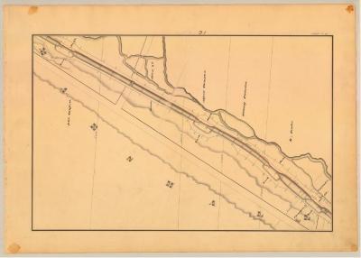Chenango Canal Survey, Marshall showing Allen, Putnam and Lock No. 53, 54, 55 and 56 
