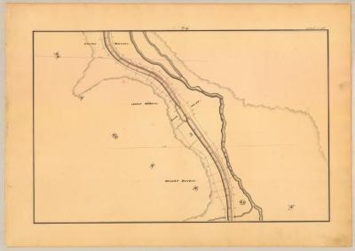 Chenango Canal Survey, Madison showing Oriskany Creek and Lock No. 66 