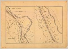 Chenango Canal Survey, Marshall and Augusta showing Town Line, Oriskany Creek and Lock No. 57, 58, 59, 60, 61, 62, and 63 