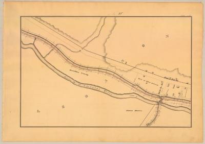 Chenango Canal Survey, Lebanon showing Chenango River and Ormsty 