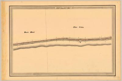 Erie Canal Survey, Royalton showing Hurd and Cotton