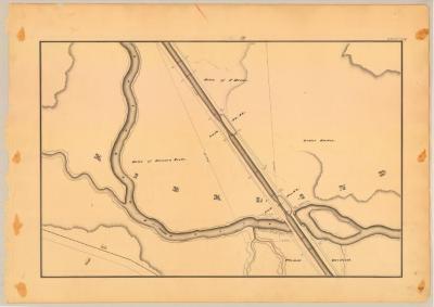 Chenango Canal Survey, Kirkland showing Oriskany Creek and Lock No. 22 and 23 