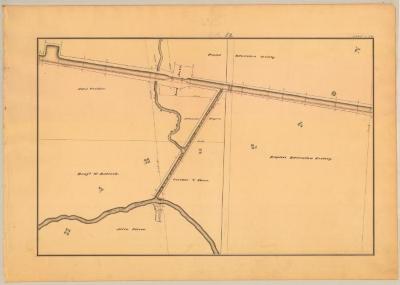 Chenango Canal Survey, Hamilton showing Middle Branch Feeder, Madison Brook and Lock No. 81 