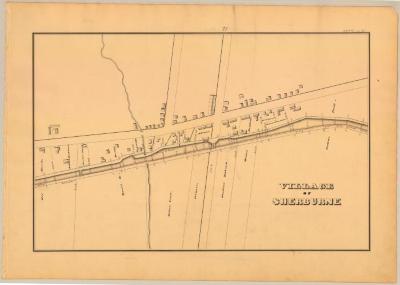Chenango Canal Survey, Sherburne showing Village of Sherburne 