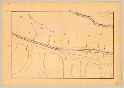 Chenango Canal Survey, Marshall showing Oriskany Creek and Lock No. 45 and 46 