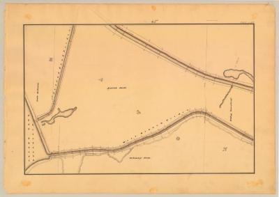 Chenango Canal Survey, Eaton showing Leland Pond Reservoir, Leland Pond Feeder and West Branch Feeder 