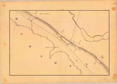 Chenango Canal Survey, Marshall showing Oriskany Creek and Lock No. 49, 50, 51 and 52 