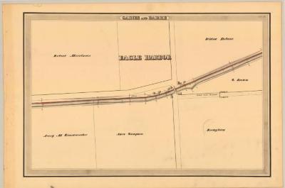 Erie Canal Survey, Gaines and Barre showing Eagle Harbor