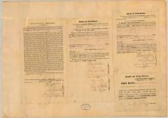Certificate authenticating Erie Canal Survey map and field notes