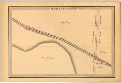 Erie Canal Survey, Murray and Clarkson showing road and County Line