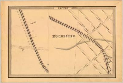 Erie Canal Survey, Gates showing Rochester