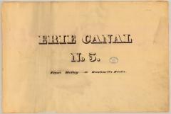 Erie Canal Survey, Volume three, Erie Canal No. 3 from Holley to Bushnells basin
