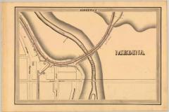 Erie Canal Survey, Ridgeway showing Medina and Oak Orchard Creek.