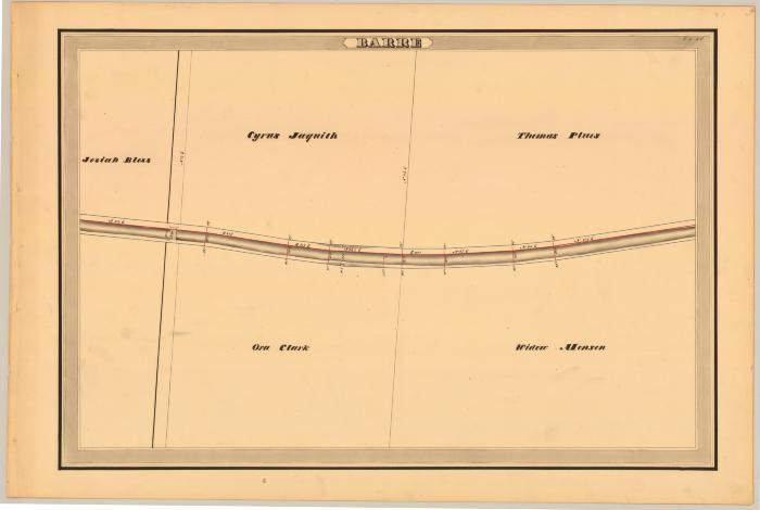 Erie Canal Survey, Barre showing Bloss and Monson