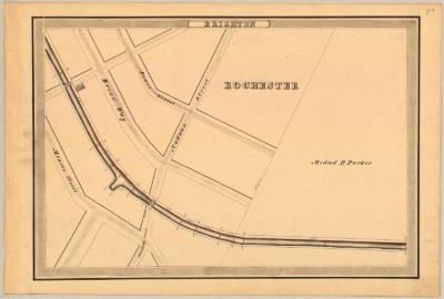 Erie Canal Survey, Brighton showing Rochester