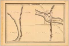 Erie Canal Survey, Pittsford showing two views of Canal