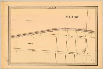Erie Canal Survey, Barre showing Albion