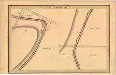 Erie Canal Survey, Brighton showing two views of Canal