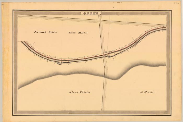 Erie Canal Survey, Ogden showing Webster