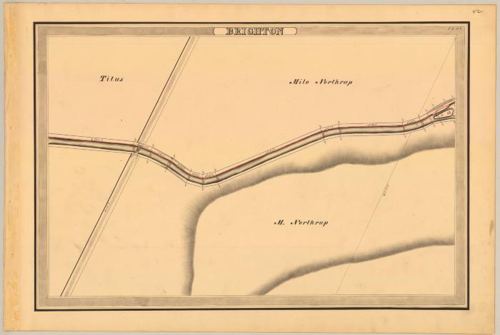 Erie Canal Survey, Brighton showing Titus and Northrup
