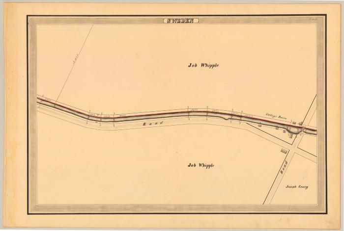 Erie Canal Survey, Sweden showing Whipple and Cooley’s Basin