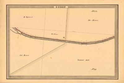 Erie Canal Survey, Ogden showing Spencer and Gott