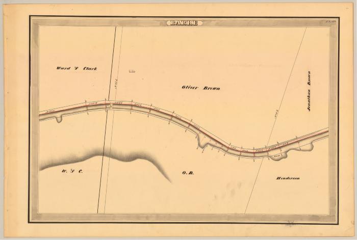 Erie Canal Survey, Barre showing Clark and Henderson