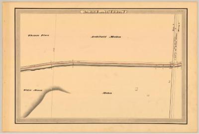 Erie Canal Survey, Barre and Murray showing Line of Holland Purchase