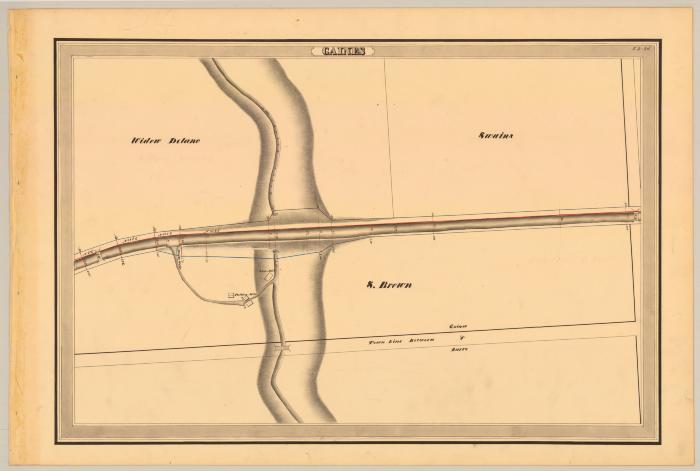 Erie Canal Survey, Gaines showing Otter Creek