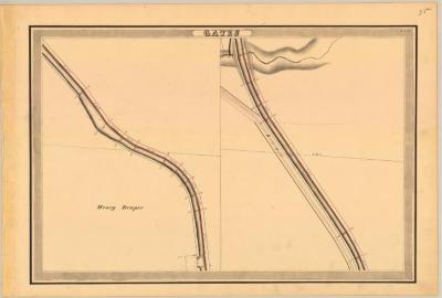 Erie Canal Survey, Gates showing Draper and two views of Canal