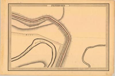 Erie Canal Survey, Pittsford showing Irondequoit Creek