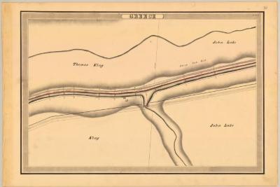 Erie Canal Survey, Greece showing King and Lake