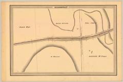 Erie Canal Survey, Ridgeway showing Road passing under Canal