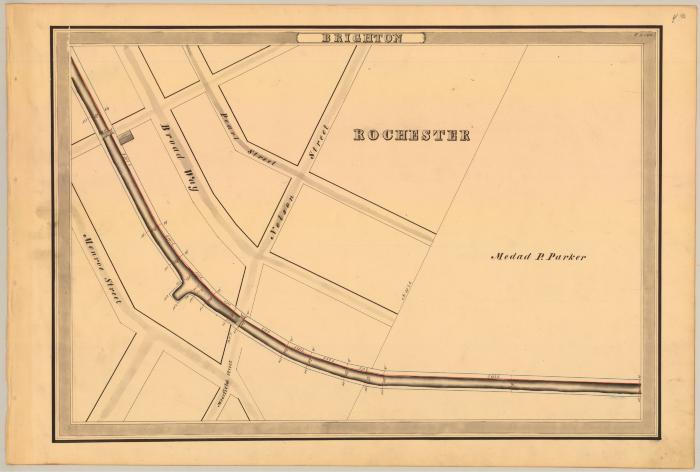 Erie Canal Survey, Brighton showing Rochester