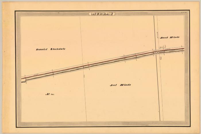 Erie Canal Survey, Murray showing Stockdale and Hinds