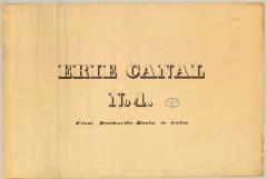 Erie Canal Survey, Volume four, Erie Canal No. 4 from Bushnell’s Basin to Galen
