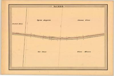Erie Canal Survey, Barre showing Bloss and Monson
