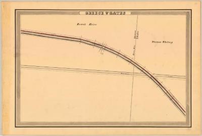 Erie Canal Survey, Greece and Gates showing Whitney