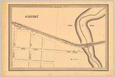 Erie Canal Survey, Barre showing Albion and Sandy Creek